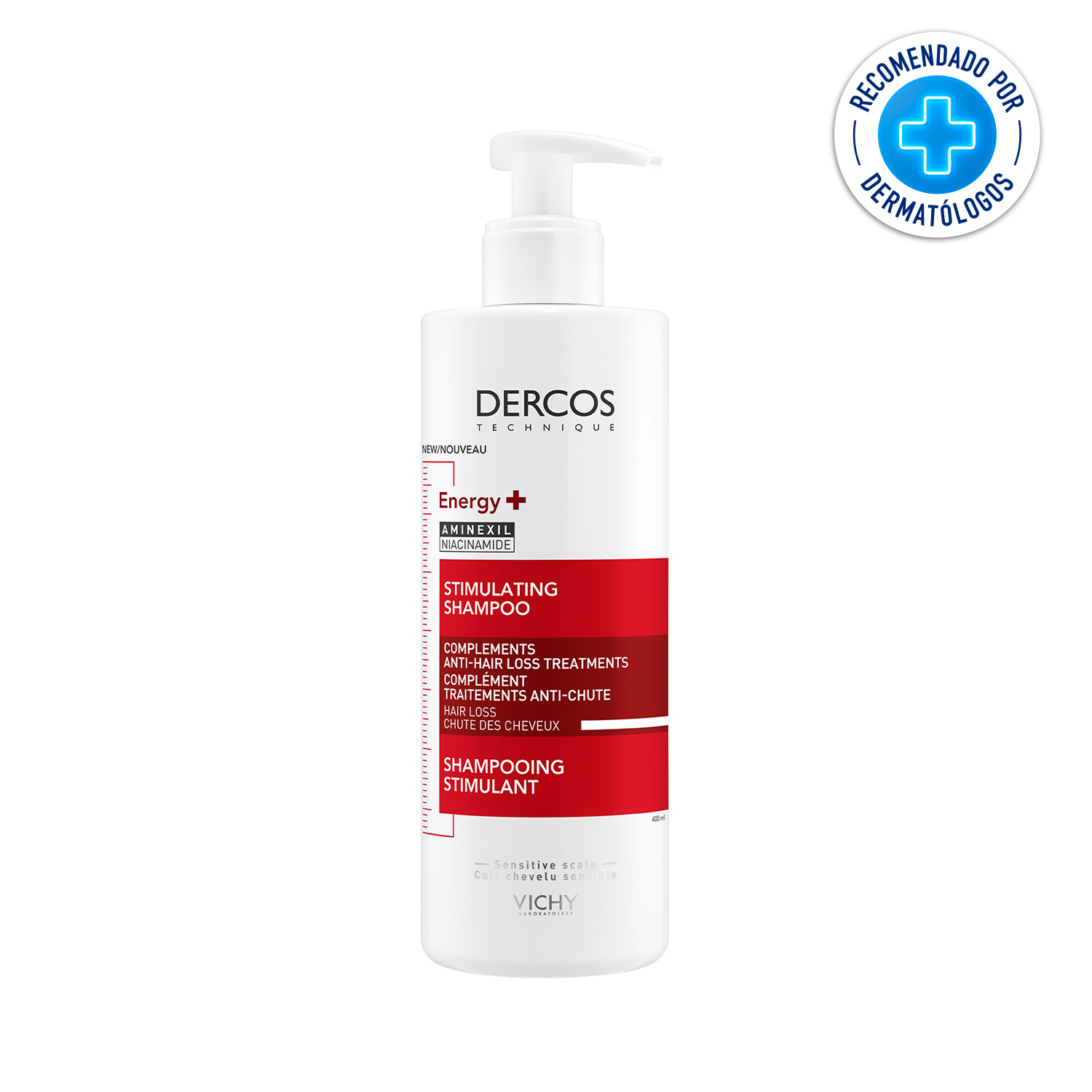 Dercos Energy+ Stimulant Shampoo 400 ml
