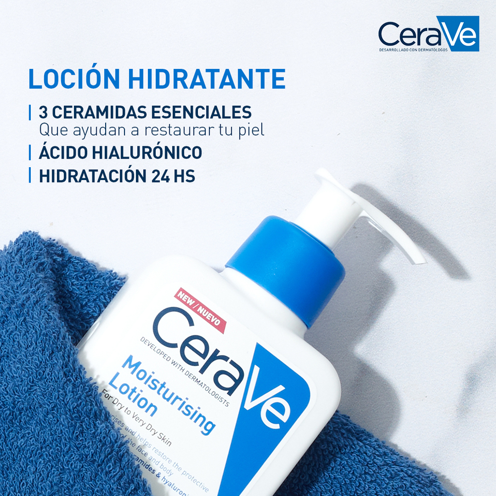 CeraVe Loción Hidratante Rostro/Cuerpo 236 ml