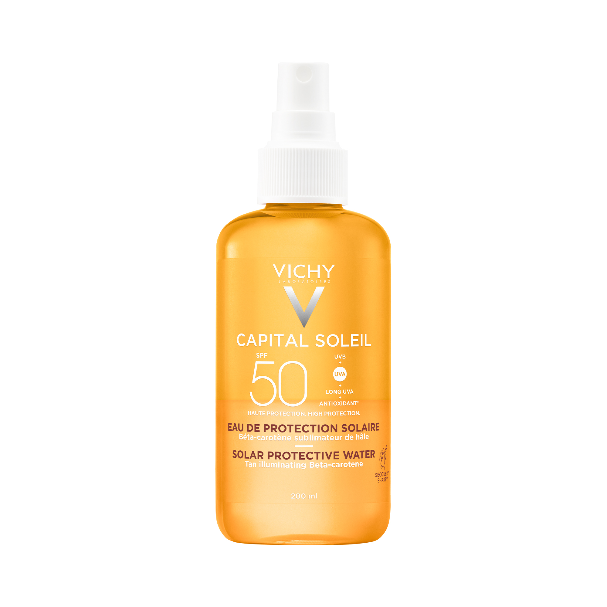 Vichy Agua de Protec Sol F50 Luminos Spray 200 ml