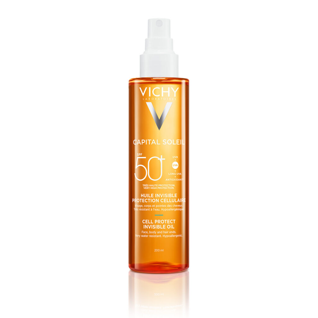 Vichy Capital Soleil 50+Oil Spr 200 ml