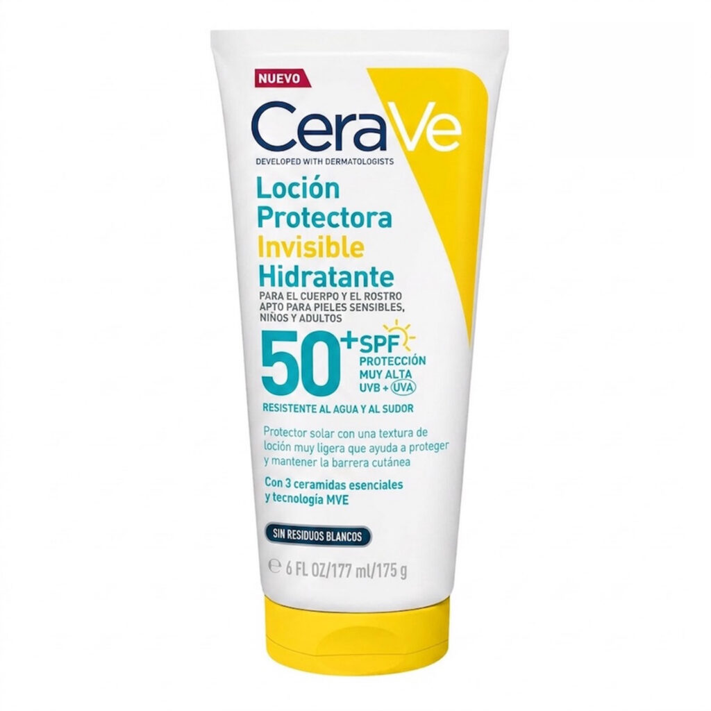 Cerave Locion Fluid Hydra Sunscreen Invisible F50 177 ml