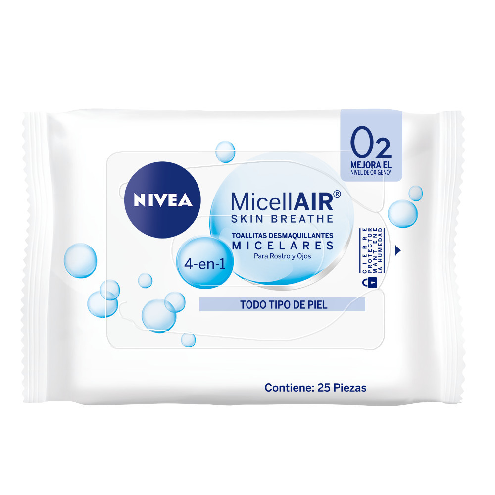 Nivea Toallitas Facial Demaq Micel 4En1 25 unidades