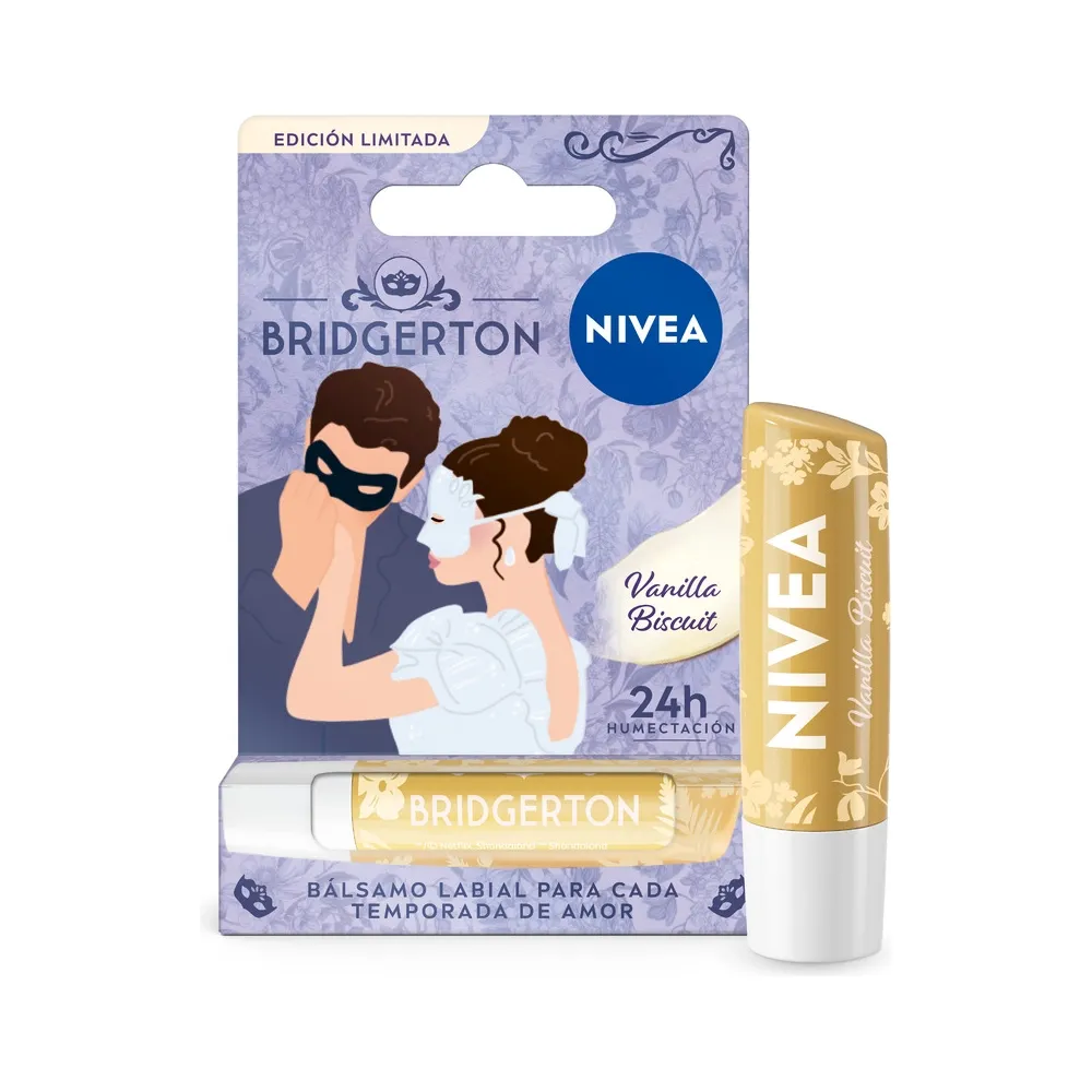 Nivea Lips Balsam Bridgerton Sophie y Benedict Vainilla 4.8 g