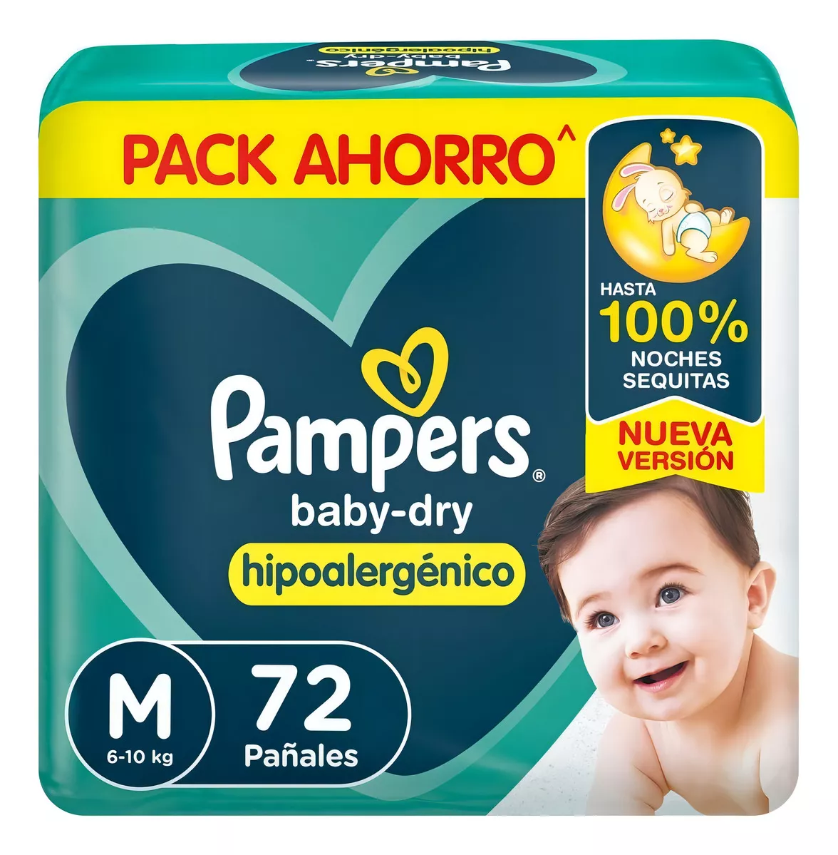 Pampers Babysan Hipoalerg Pañal M x72
