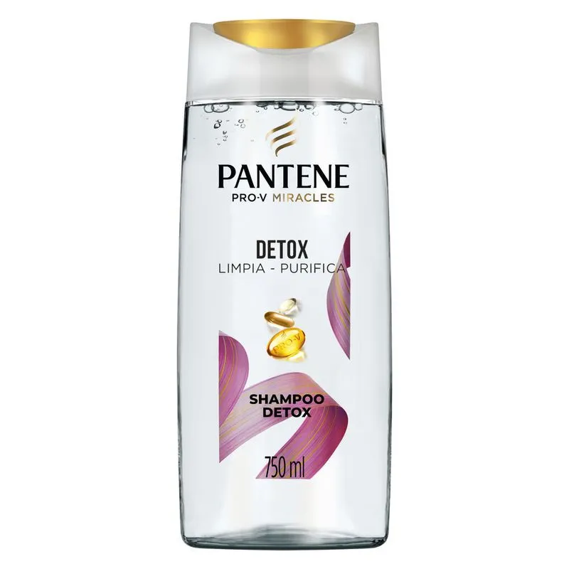 Pantene Pro-V Miracl Detox Shampoo 750 ml