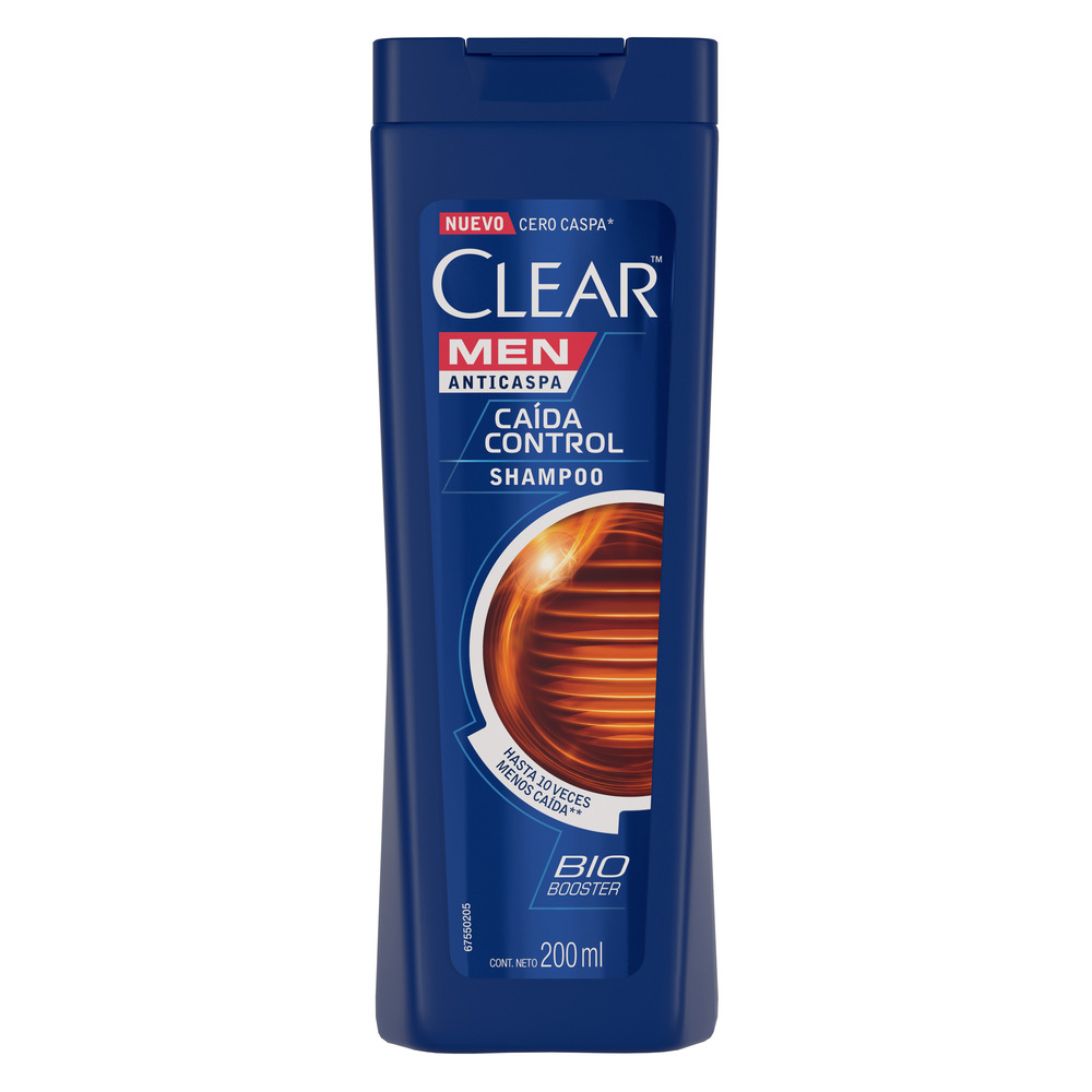 Clear Shampoo Anticaspa Caida Control 200 ml