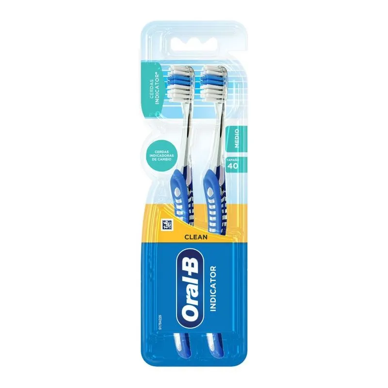 Oral-B Indicator 40 Medio Cepillo 2 unidades