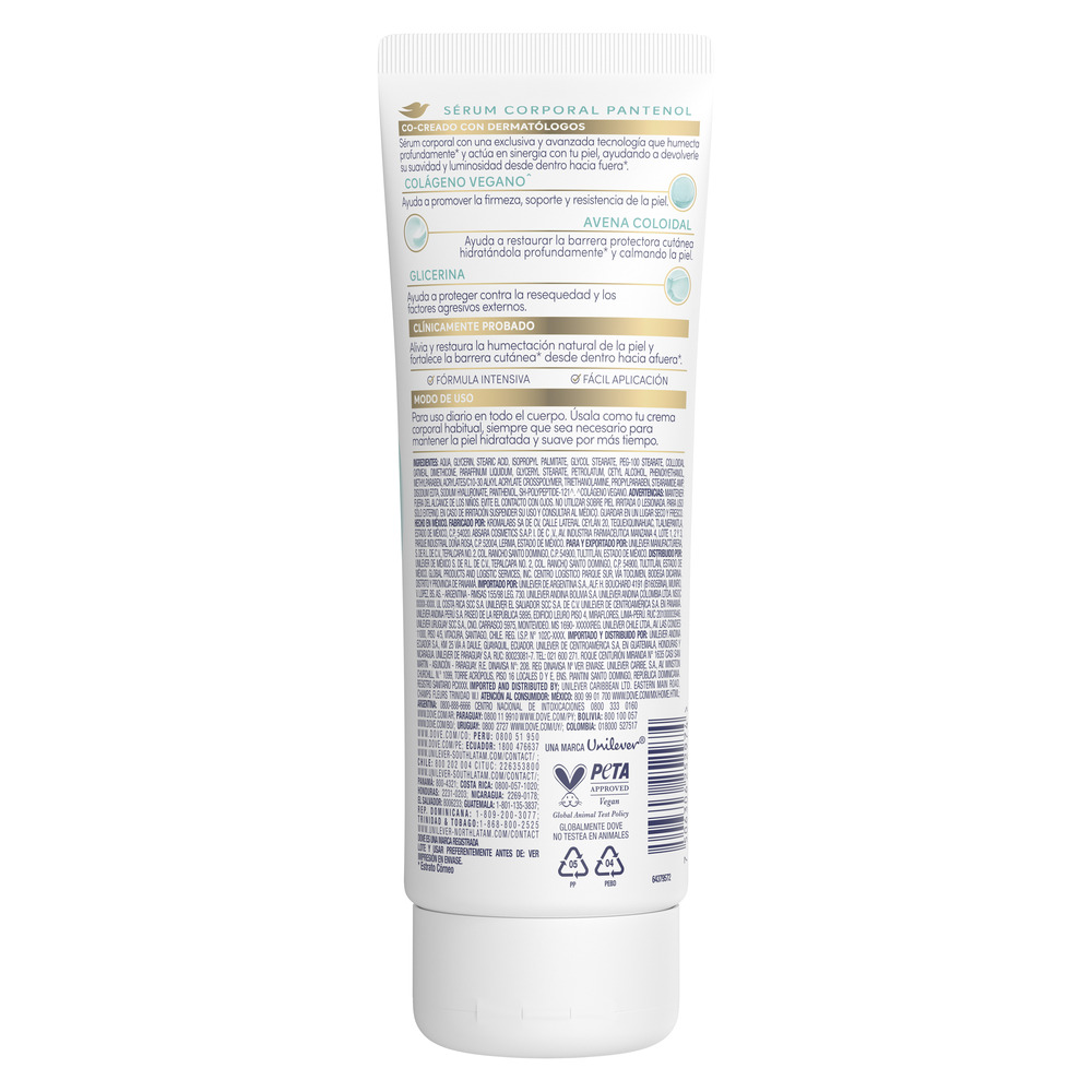 Dove Sérum Corporal Pantenol 200 ml