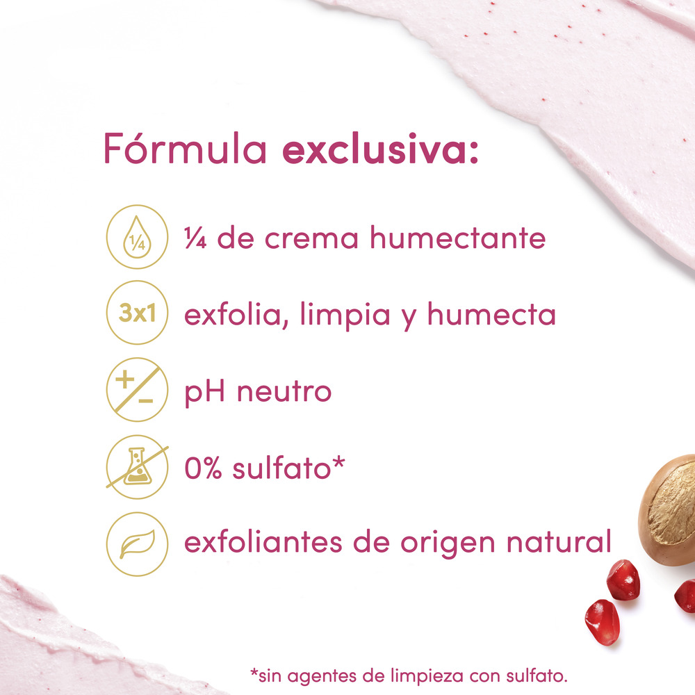 Dove Exfoliante Corporal Granada y Manteca de Karité 280 g