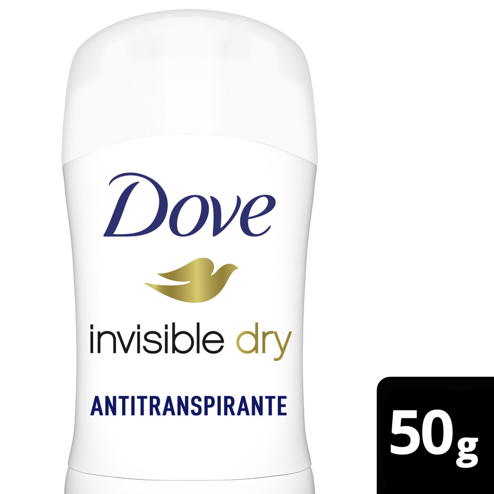 Dove Antitranspirante Invisible Dry en Barra 50 g