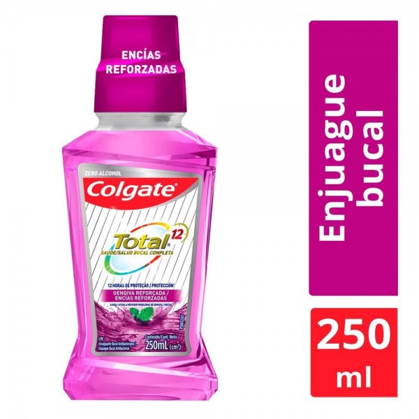 Colgate Total 12 Encias Reforz Enj 250 ml