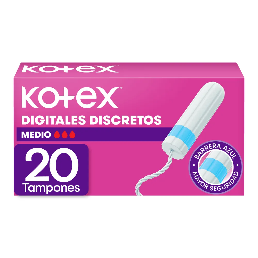 Kotex Tampones Medio x20