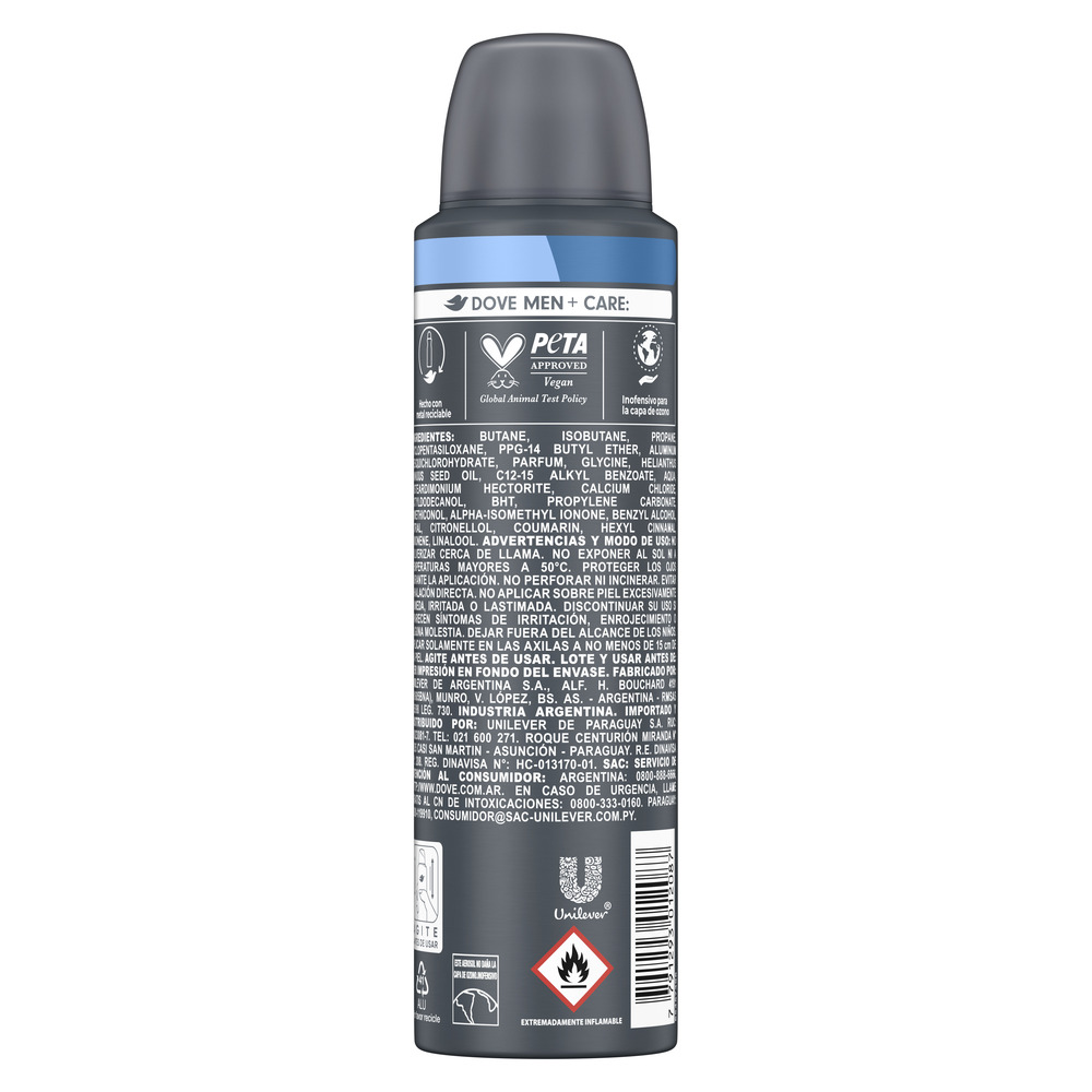 Dove Desodorante Antitranspirante Men Comfort Protection en Aerosol 150 ml