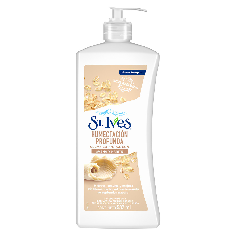 St Ives Crema Corporal Avena y Karité 532 ml