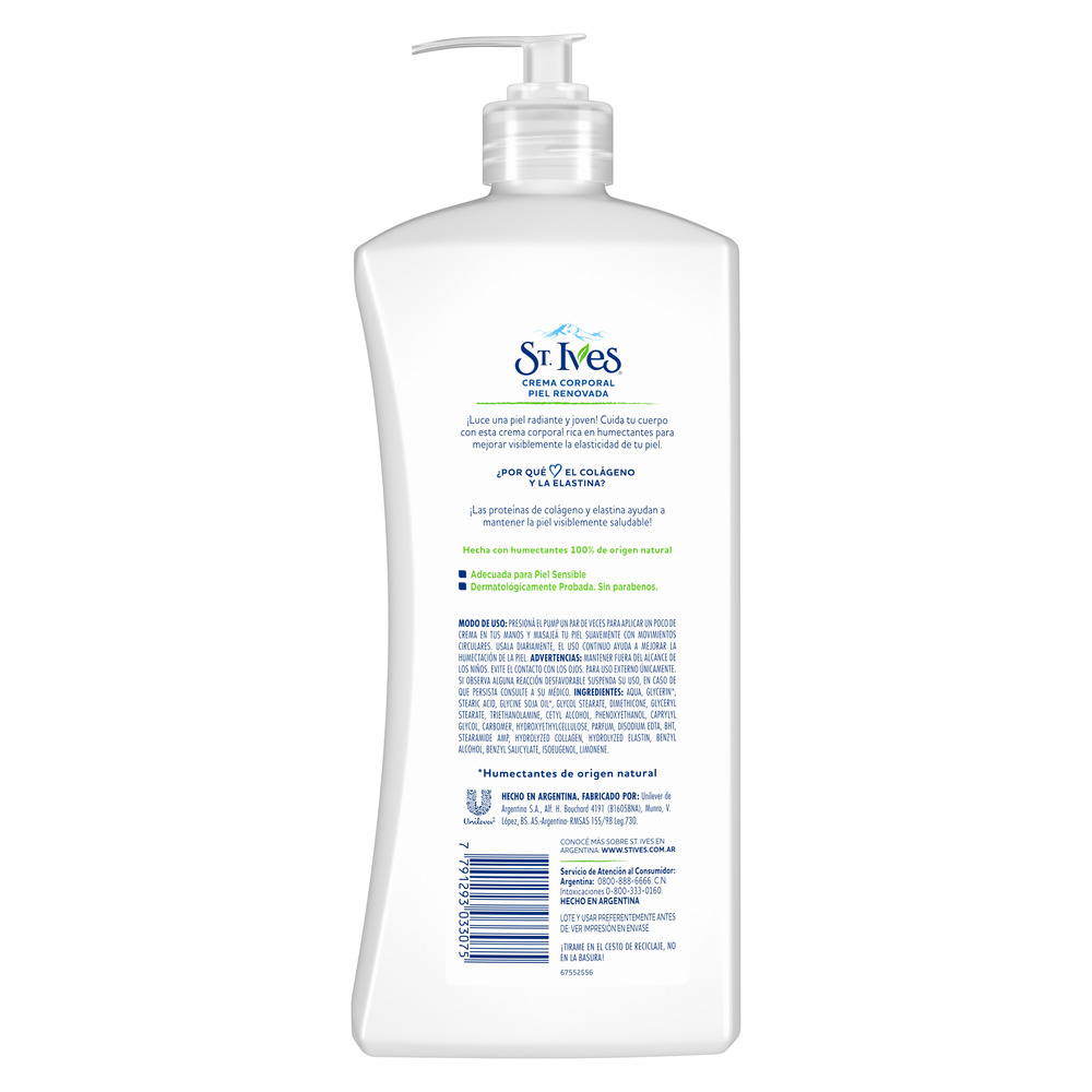 St Ives Crema Corporal Piel Renovada 532 ml
