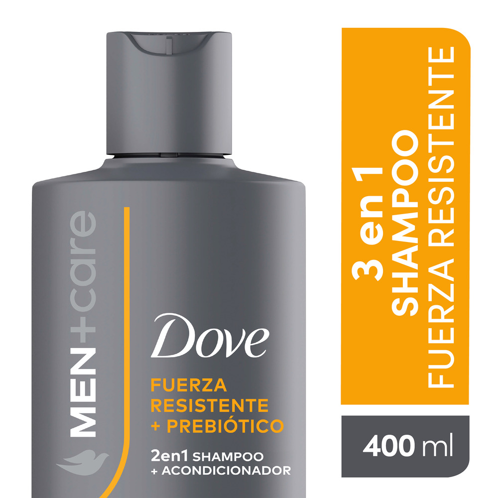 Dove Shampoo Men 2En1 Fuerza Resistente 400 ml