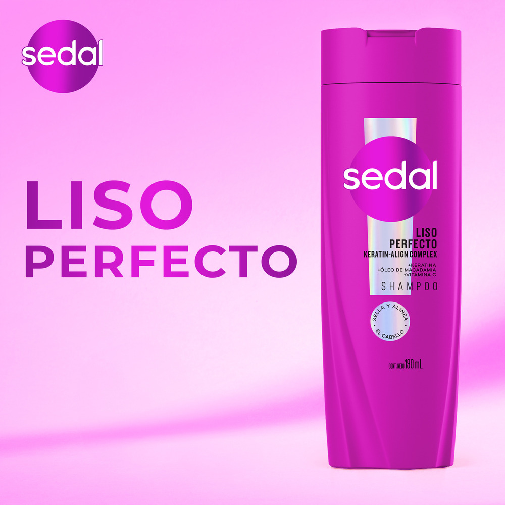 Sedal Shampoo Liso Perfecto 190 ml