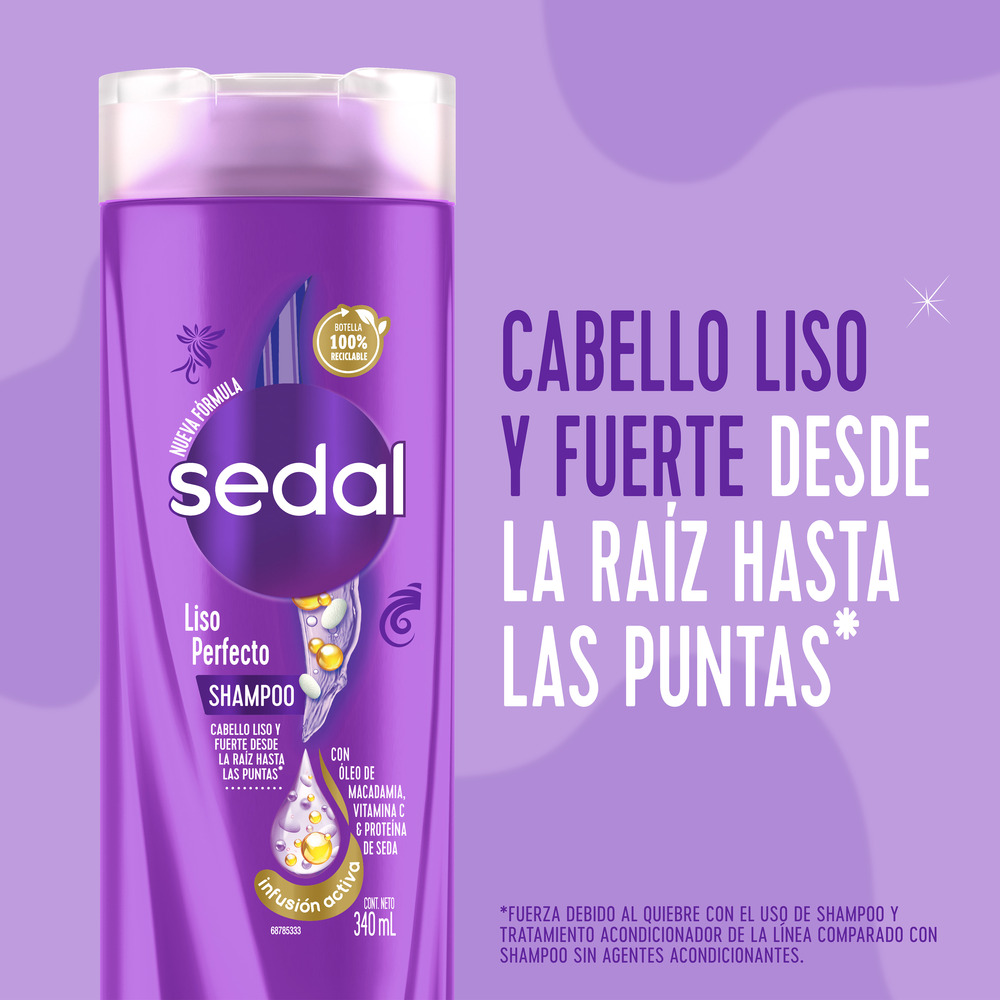 Sedal Shampoo Liso Perfecto 190 ml