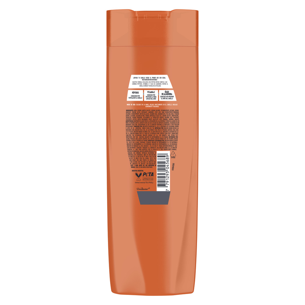 Sedal Shampoo Restauración Instantánea 190 ml