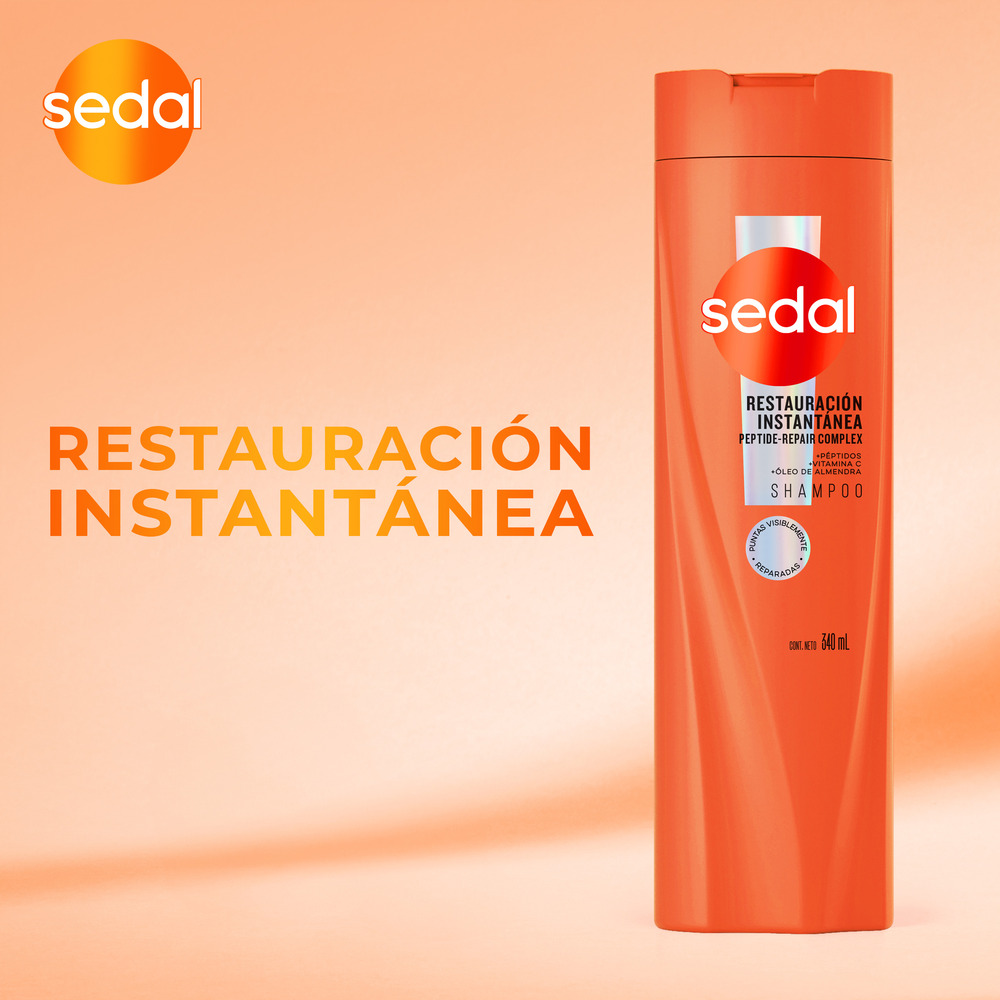 Sedal Shampoo Restauración Instantánea 340 ml