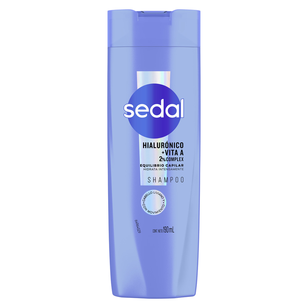 Sedal Shampoo Hialurónico y Vit A 190 ml