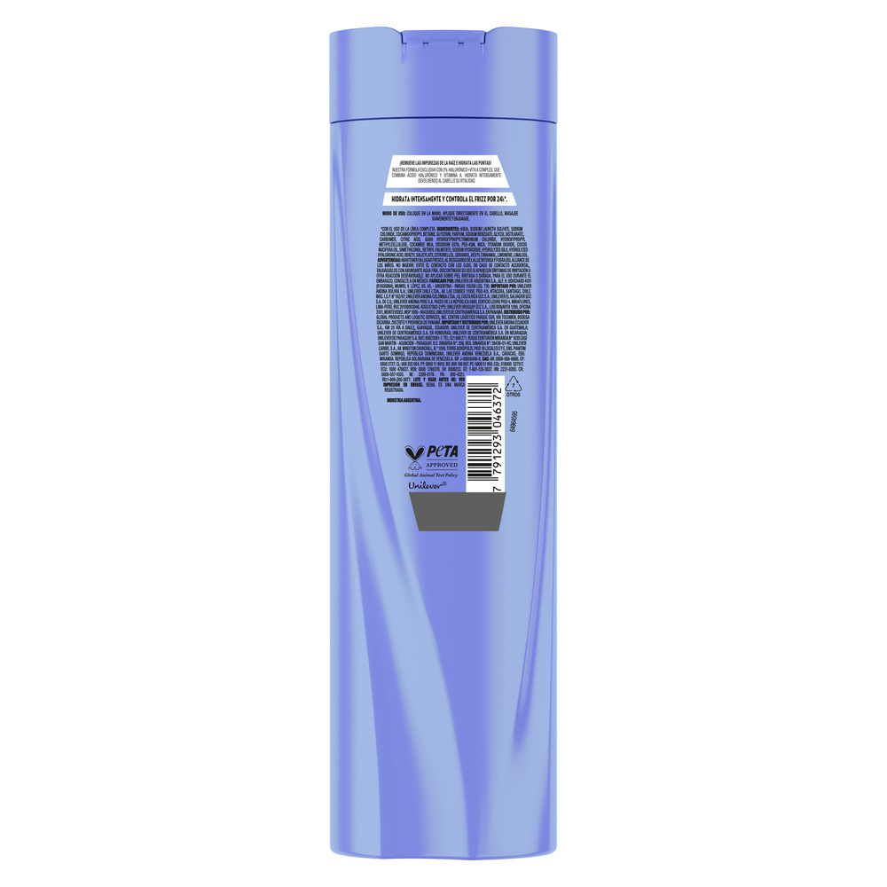 Sedal Shampoo Hialurónico y Vit A 340 ml