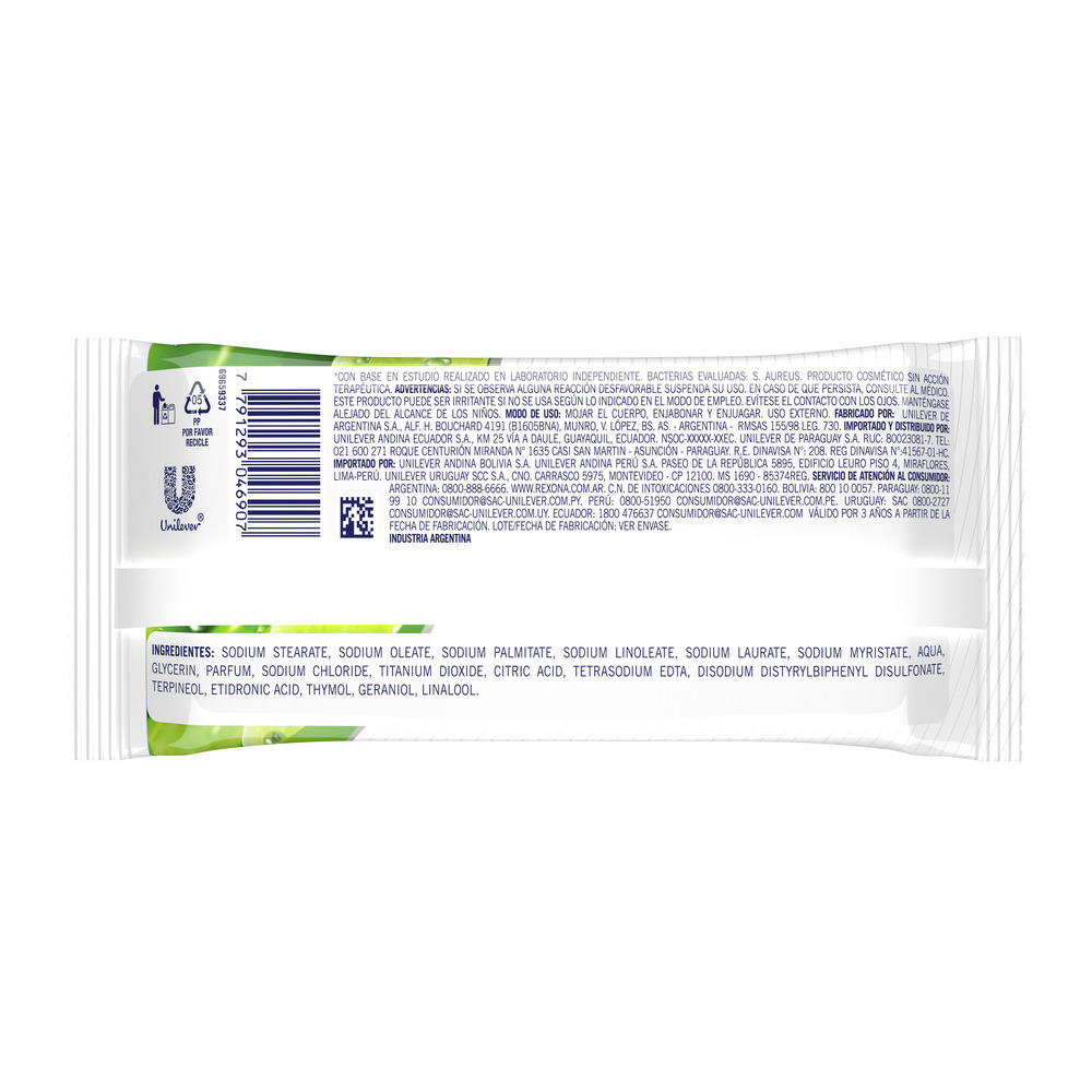 Rexona Jabon en Barra Aloe 3X90 G Multipack 90 g