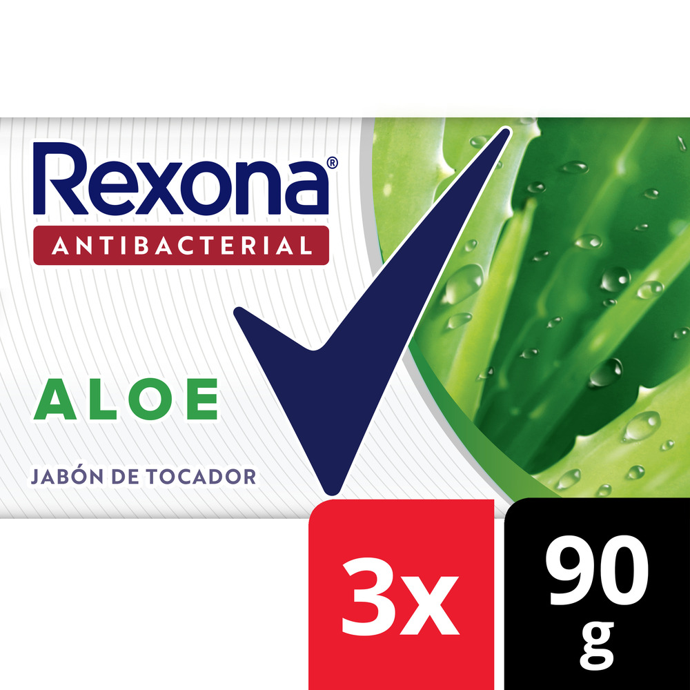Rexona Jabon en Barra Aloe 3X90 G Multipack 90 g