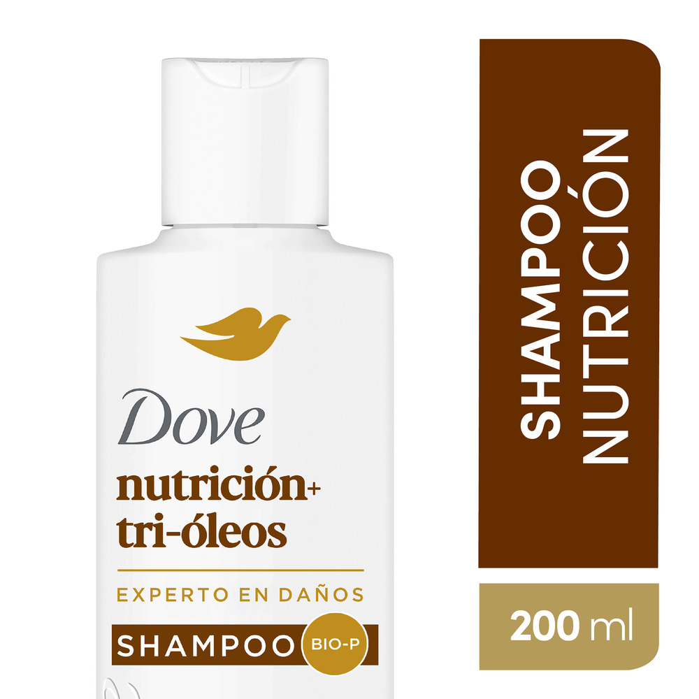 Dove Shampoo Nutrición + Tri-Óleos 200 ml
