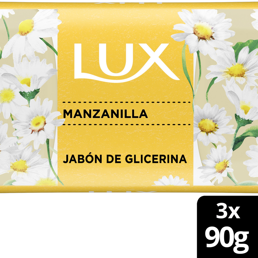 Lux Jabón en Barra Camomila Pack de 3 90 g