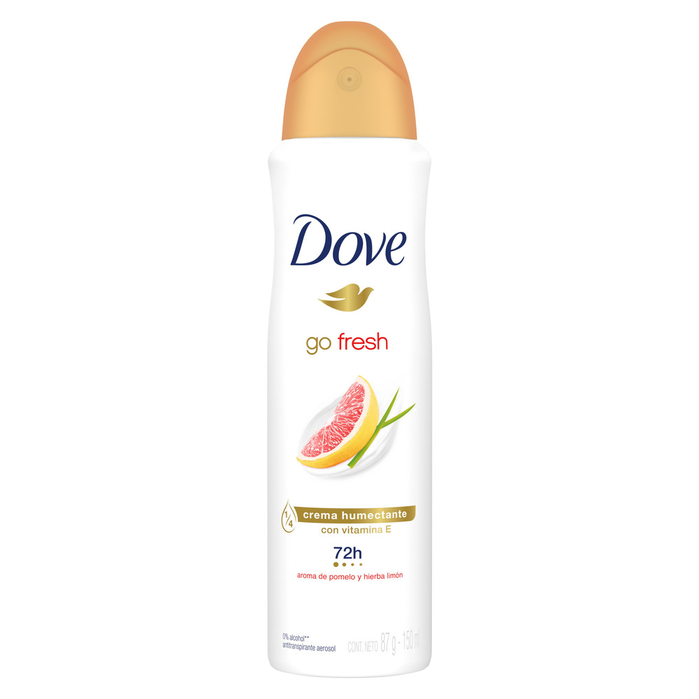 Dove Antitranspirante en Aerosol Pomelo Go Fresh 150 ml