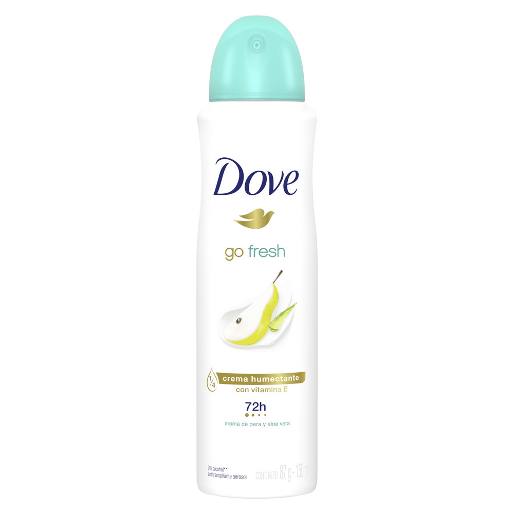 Dove Antitranspirante Fresh Care Pera en Aerosol 150 ml