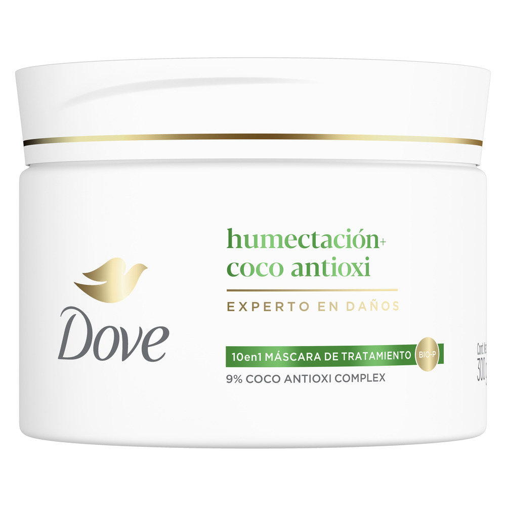 Dove Máscara de Tratamiento Humectación + Coco Antioxi 300 g