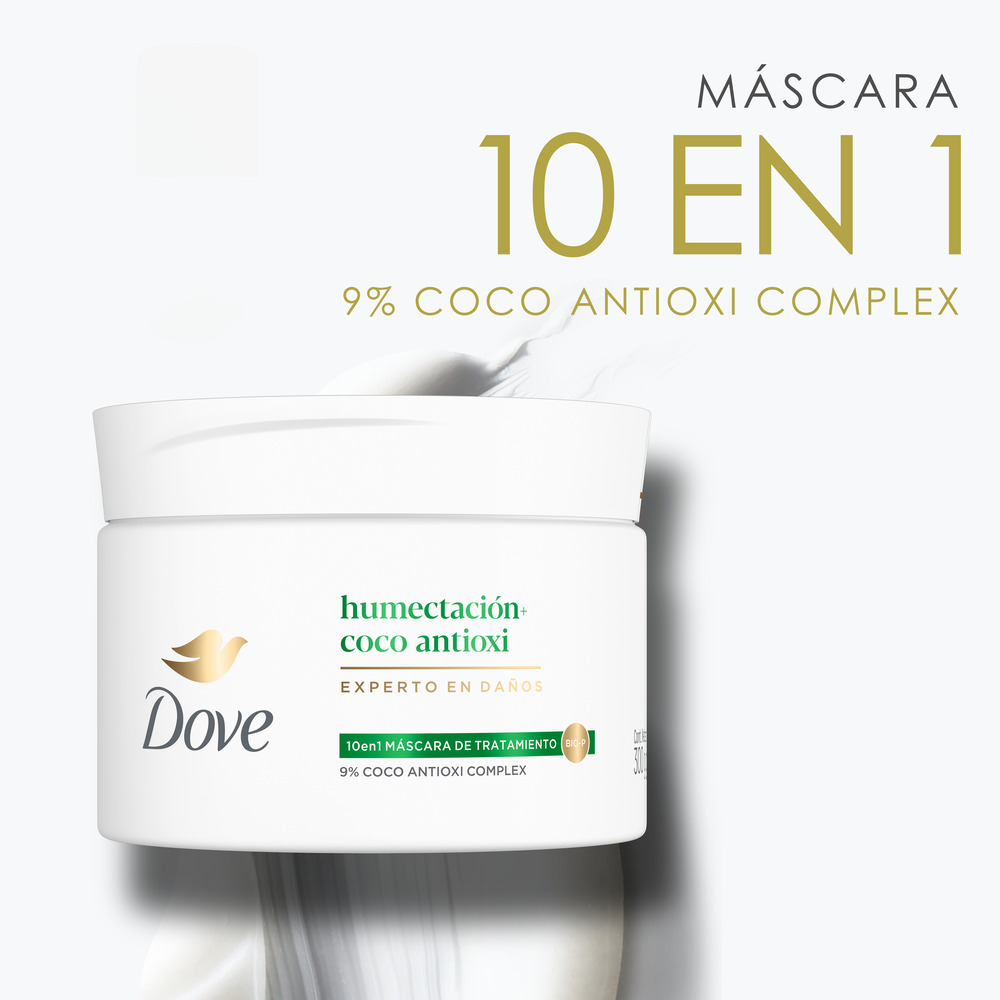 Dove Máscara de Tratamiento Humectación + Coco Antioxi 300 g