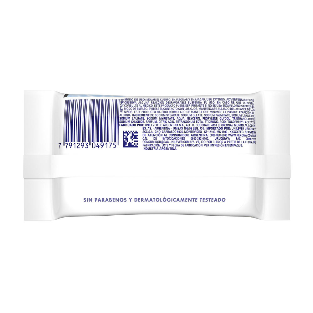Rexona Jabón de Glicerina en Barra Neutro 90 g