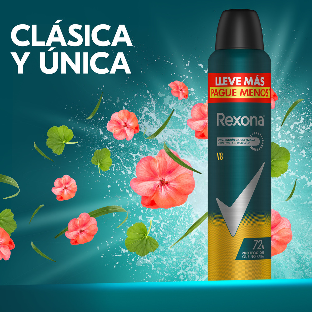 Rexona Desodorante V8 Men 250 ml