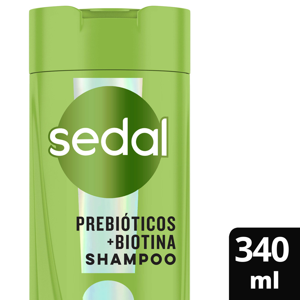 Sedal Shampoo Prebióticos + Biotina 340 ml