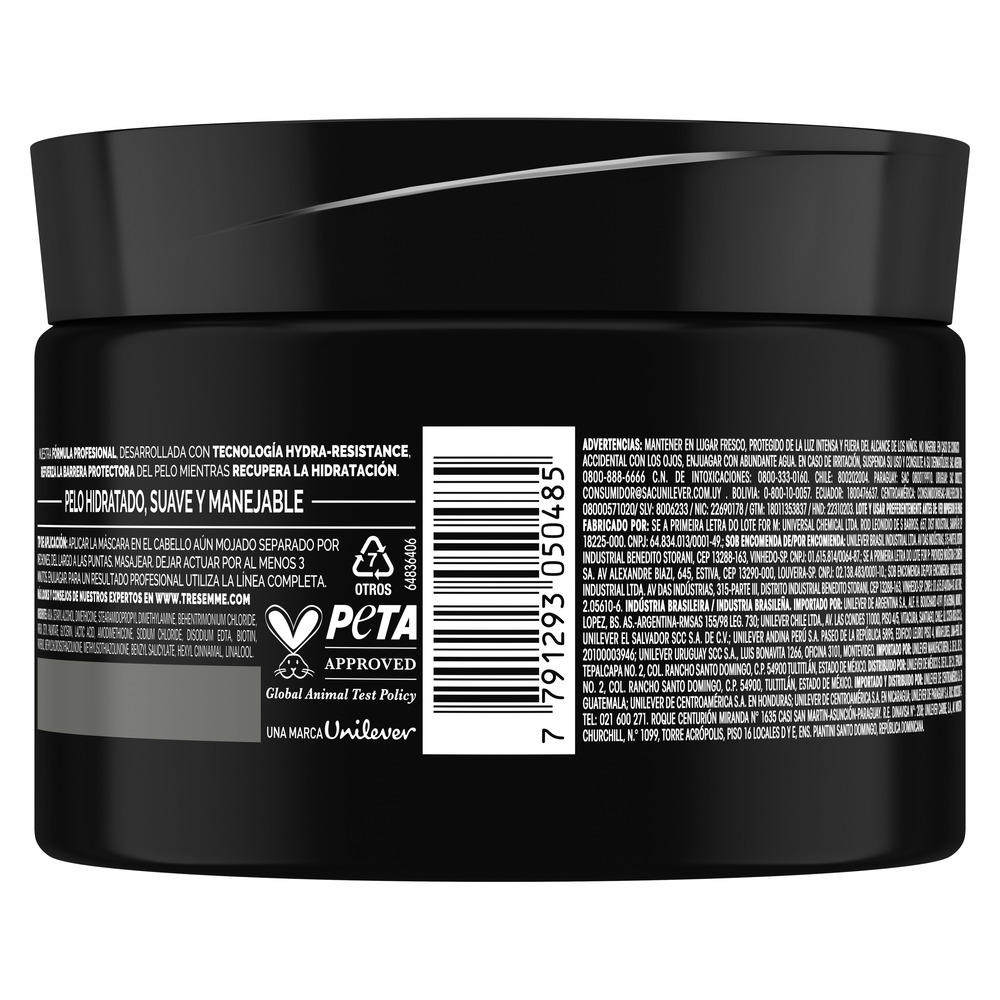 Tresemme Máscara de Tratamiento Hidratación Pro Activa 300 g