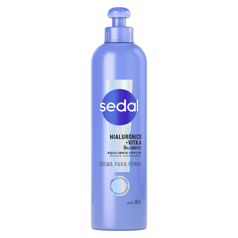 Sedal Crema de Peinar Hialuronico y Vitamina A 300 ml