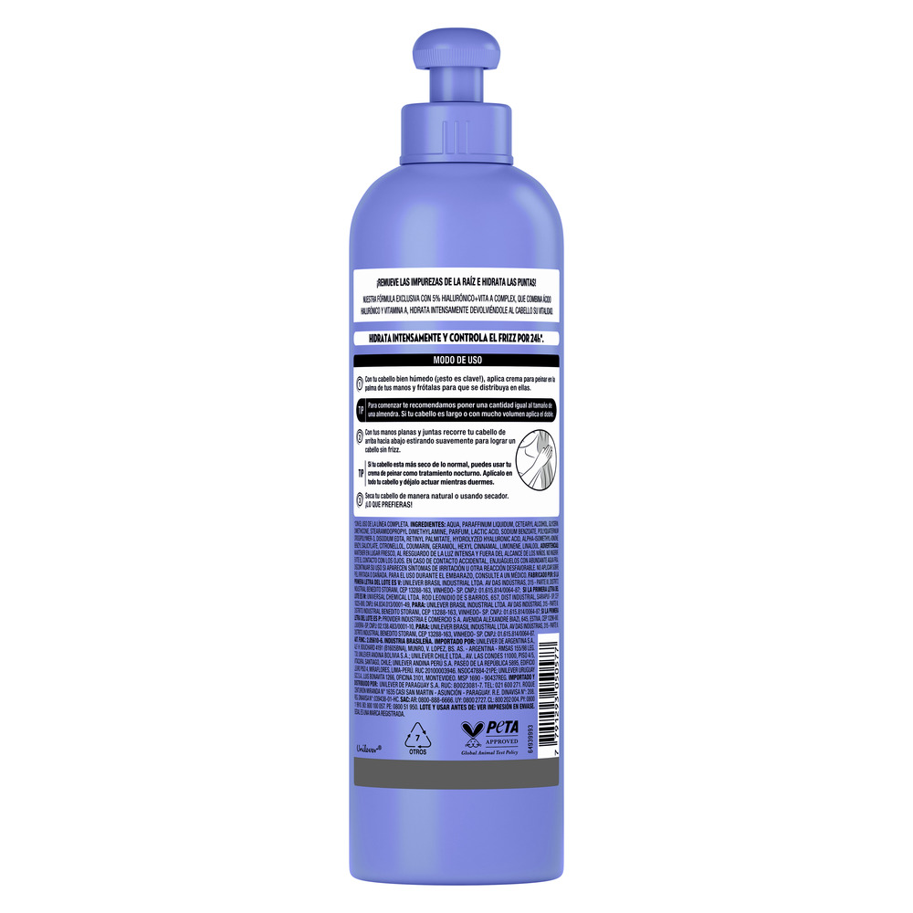Sedal Crema de Peinar Hialuronico y Vitamina A 300 ml