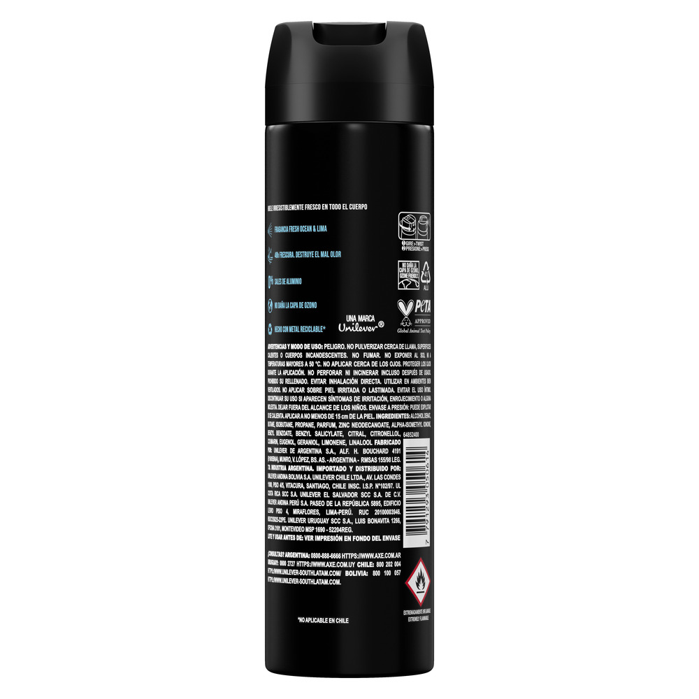 Axe Desodorante en Aerosol Marine 230 ml
