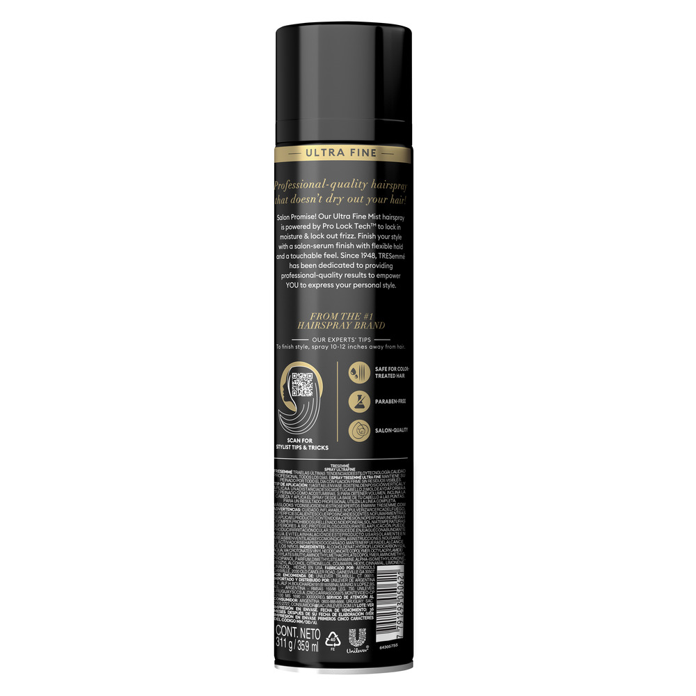 Tresemme Spray Fijador Ultra Fine Hold 311 g