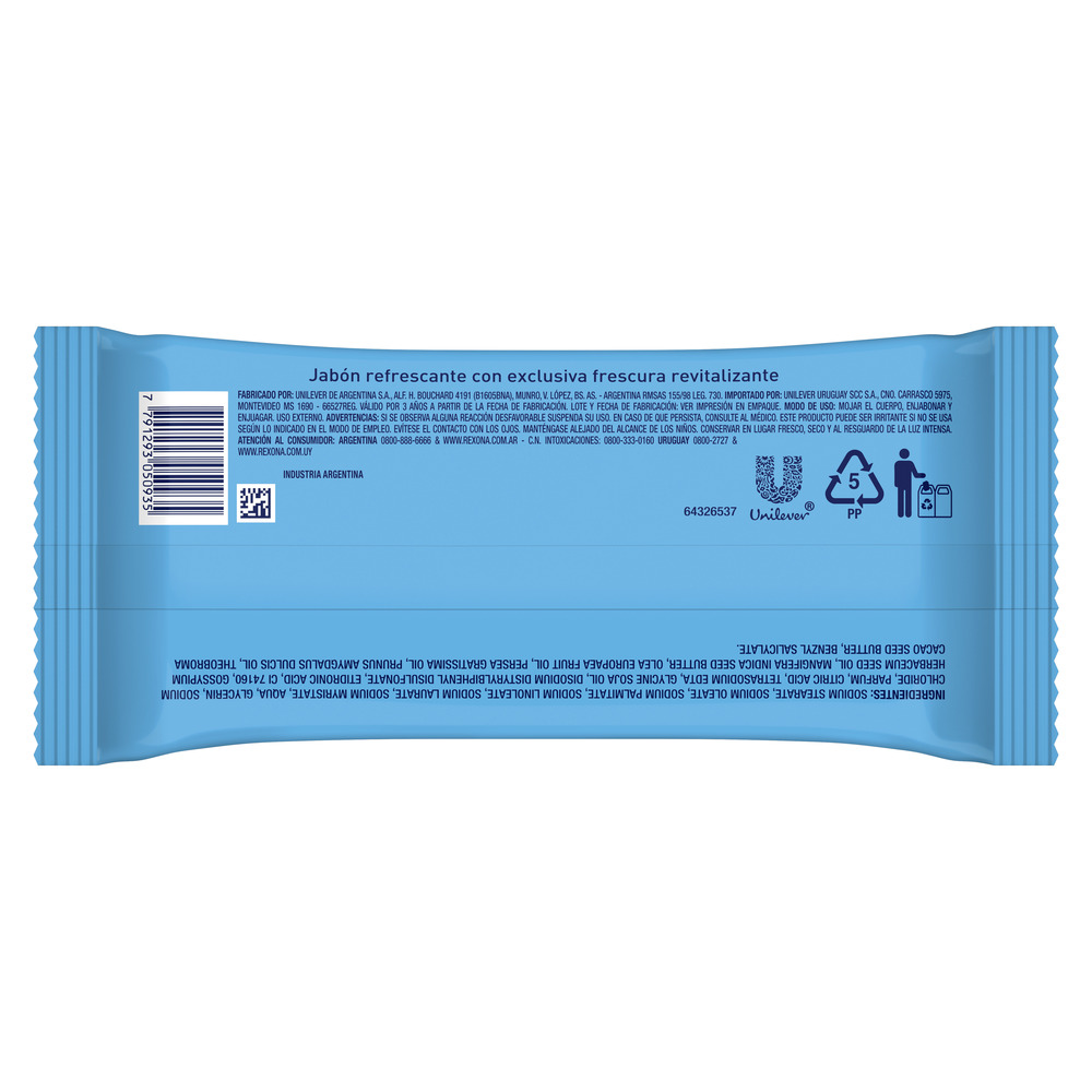 Rexona Jabón en Barra Cotton Fresh Pack de 3 120 g