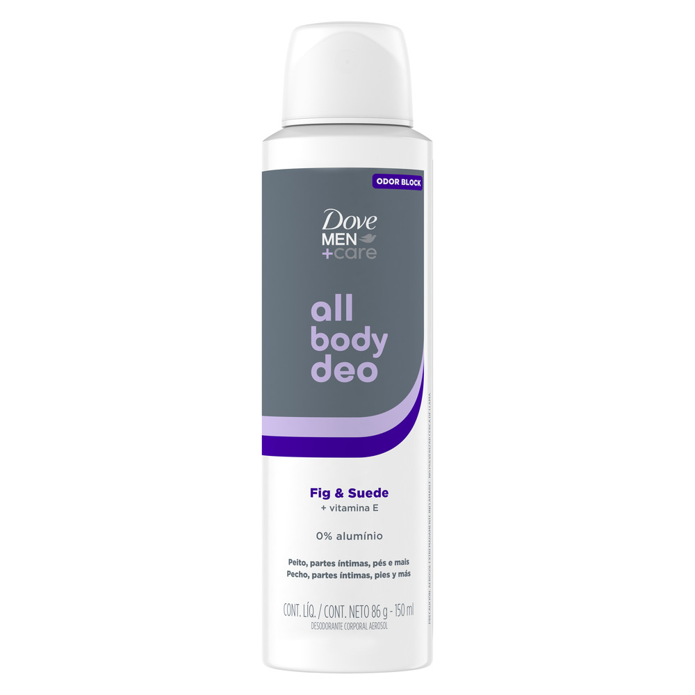 Dove Desodorante en Aerosol para Todo el Cuerpo Men All Body Fig y Suede 150 ml