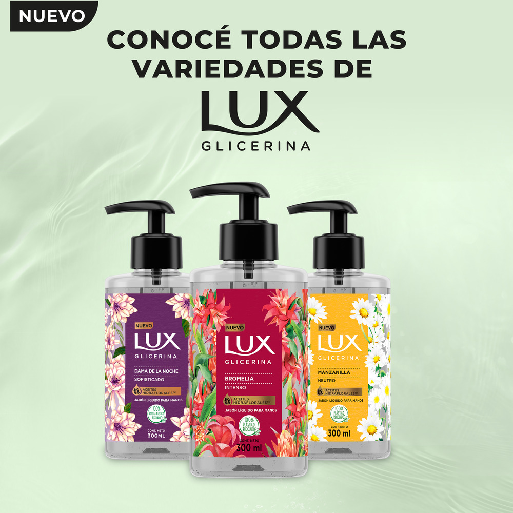Lux Jabón Líquido de Glicerina Dama de Noche Doypack 220 ml
