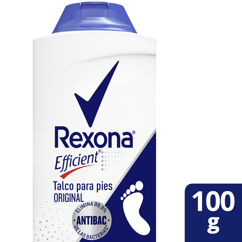 Rexona Desodorante para Pies Efficient Original en Polvo 100 g