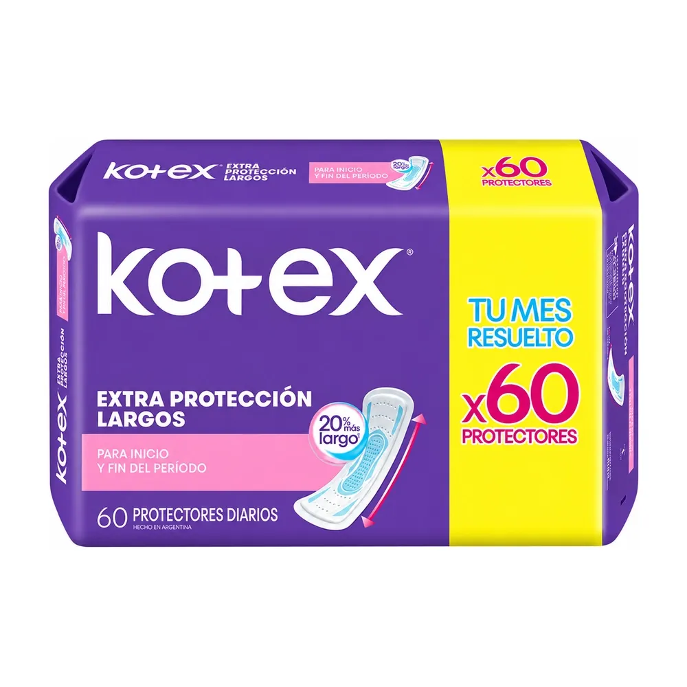 Kotex Protector Diario Largo x60