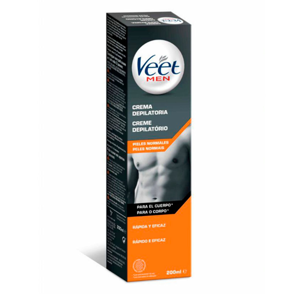 Veet Men Crema Depilatoria Piel Normal 200 ml