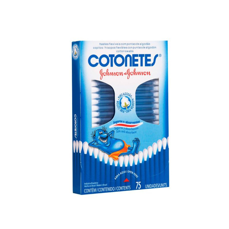 J y J Cotonetes 75 unidades
