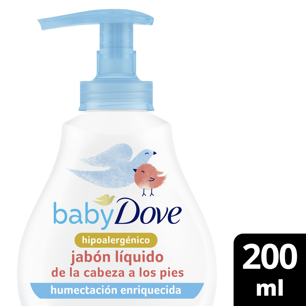 Dove Jabón Liquido Corporal Baby Humectación Enriquecida 200 ml